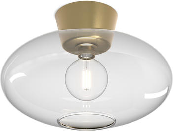 Belid Bullo Deckenleuchte XL Ø38 Brass/Clear