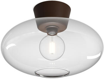 Belid Bullo Deckenleuchte XL Ø38 Oxid/Clear