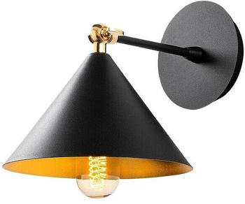 Opviq Wandleuchte Berceste 185-A schwarz/gold