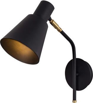 Opviq Wandleuchte Sivani MR-664 1-flammig schwarz/gold