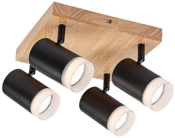 Rabalux Deckenstrahler TORAS 4xGU10/5W/230V Eiche