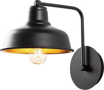 Opviq Wandleuchte Berceste 181-A schwarz/gold
