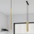 Sollux SL.1197 Hängeleuchte PASTELO G9 3 x 8W Stahl gold Ø20cm H:90cm dimmbar