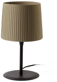 Faro 64311-40 Tischleuchte SAMBA E27 15W Stahl mattschwarz, Textil Grün L:25cm H:48.5cm dimmbar