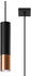 Sollux SL.0946 Pendelleuchte LOOPEZ 1 schwarz/Kupfer L: 8cm, B: 8cm, H: 100, GU10/40W, dimmbar