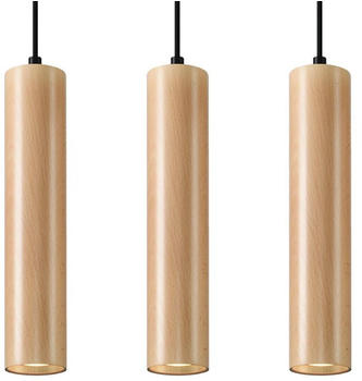 Sollux SL.0638 Pendelleuchte LINO 3 L: 40, B: 6, H: 100, Fassung GU10, dimmbar