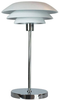 Dyberg Larsen DL31 Tischleuchte Metall weiß