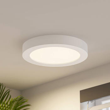 PRIOS LED-Deckenleuchte Edwina, weiß, 24,5 cm, dimmbar