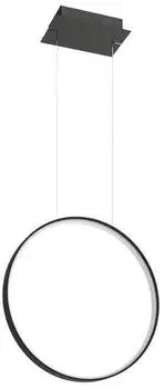 Sollux TH.114 Pendelleuchte RIO schwarz 3000K L: 55cm, B: 16cm, H: 150cm, LED/30W,