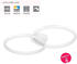 Eglo 900954 LED Deckenleuchte AMANDOLO Alu, Stahl, Kunststoff weiss 19,5W 2700-6500K L:67.5cm B:38cm H:6.5cm dimmbar