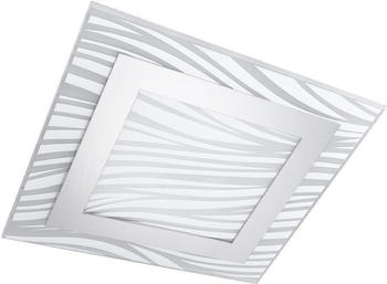 Prezent 45105 Deckenleuchte EPSYLON 2xE27/60W weiss Chrom/matt L:40cm H:7cm dimmbar