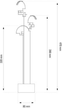 DCW éditions Boucle Tragbare Lampe Messing (BOUCLE)