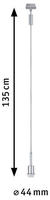 Paulmann 96969, Paulmann Deco Pendel Pendelleuchte URail E14 Chrom (matt)