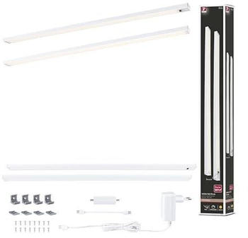 Paulmann Inline LED-Unterbauleuchte-Basisset 6W Warmweiß weiß (matt)