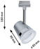Paulmann URail Spot Cone Zigbee LED-Pendelleuchte URail GU10 5W Chrom (matt), Chrom
