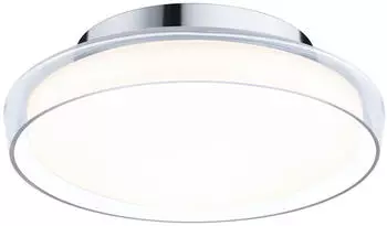 Paulmann Luena LED-Feuchtraumleuchte 11.5W Warmweiß Glas, Chrom