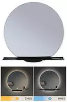 Paulmann LED Wandleuchte "Spiegel Miro rund IP44 11W 500mm 230V" Tageslichtwei&szlig;