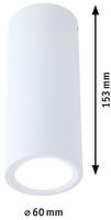 Paulmann Aufbauleuchte "Barrel 1x6W 2700K 470lm" 1 Stk. Warmwei&szlig;
