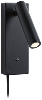 Paulmann LED Wandleuchte Hulda in Schwarz-matt 2,5W 130lm schwarz (71109)