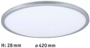 Paulmann Atria Shine Panel 3-step chrom 840 Ø42cm Paulmann Atria Shine Panel 3-step chrom 840 Ø42cm