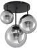Lindby Teeja Deckenlampe, 3 Glaskugeln, rauchgrau