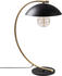 Opviq Tischleuchte Sivani NT-150, gold, Ständer gebogen
