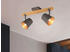 Meine Wunschleuchte LED Deckenstrahler 2-flammig mit Holz Beleuchtung Flur, Diele und Treppenhaus