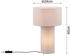 Trio Tischlampe BALE aus Stoff in Ultimate Grau, Höhe 40cm
