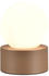 Trio Tischlampe Glaskugel Coffee