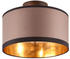 Trio Deckenleuchte Taupe Gold