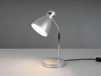 Meinewunschleuchte - Led Schreibtischleuchte Mit Flexarm Und Metallschirm Grau,...
