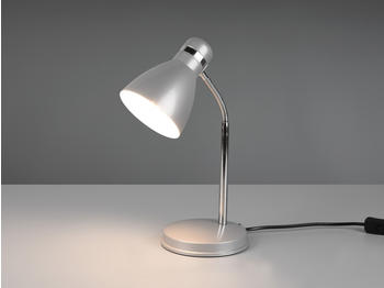 Meine Wunschleuchte Tischleuchte Designklassiker Nachttischlampe Industrial Silber Chrom Höhe 33cm