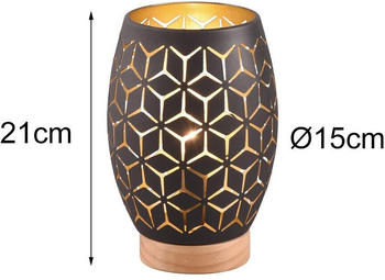 Trio Tischleuchte Schwarz Gold – Technische Highlights und Ausstattungsmerkmale