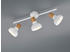 Trio Deckenstrahler Holzoptik Weiß 47cm