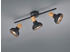 Trio Deckenstrahler Holzoptik Schwarz 47cm