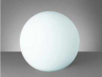 Meine Wunschleuchte Kugel LED Tischleuchte Bodenlampe Deko Glaskugel innen Weiß Ø20cm Lichtobjekte