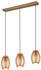 Trio Balkenpendelleuchte Coffee