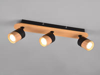 TRIO Leuchten Deckenstrahler "ARUNI, Spot 3-flammig Wandspot Deckenspot exkl 3x GU10