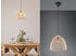 Meine Wunschleuchte LED Boho Pendelleuchten mit Korb Lampenschirm aus Rattan für übern Esstisch