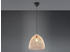 Meine Wunschleuchte LED Boho Pendelleuchten mit Korb Lampenschirm aus Rattan für übern Esstisch