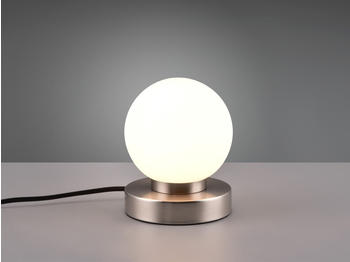 Meine Wunschleuchte Kleine Tischleuchte mit Glaskugel Weiß Ø12cm - LED per Touch stufenweise dimmbar