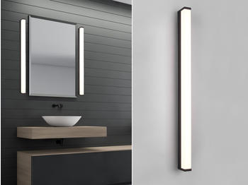 Trio Trio LED Wandlampe Bad FABIO Schwarz 80cm