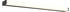 Trio Trio LED Wandlampe Bad FABIO Schwarz 80cm