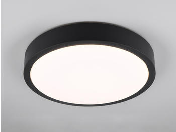 Trio Dimmbare LED Deckenleuchte Schwarz, &Oslash; 40cm