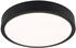 Trio Dimmbare LED Deckenleuchte Schwarz, Ø 40cm