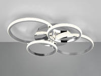 REALITY Leuchten LED Deckenleuchte "CIRES, LED Deckenlampe mit 4 schwenkbaren
