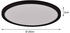 Trio LED Deckenleuchte AUREO Schwarz Ø29cm - R64371132