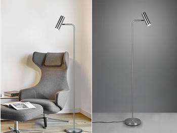 Meine Wunschleuchte Dimmbare hohe LED Stehleuchte minimalistisches Design für hinter Sofa Wohnzimmer