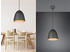 Meine Wunschleuchte LED Pendelleuchte Modern Esstischlampe Küchenlampe rund hängend Schwarz Gold
