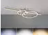 Trio Dimmbare LED Deckenleuchte Chrom Nachtlicht Fernbedienung Ringe Ø 25 & 40cm